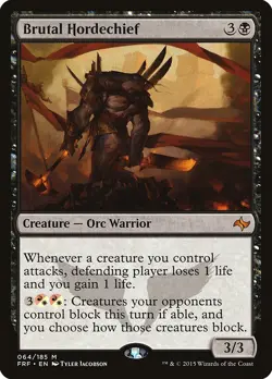 MTG - Brutal Hordechief - Fate Reforged - X1 - (MP) - - Image 1