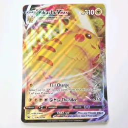 Pikachu VMAX Gigantamax SWSH286 Oversized Full Art Holo Promo Pokemon Jumbo Card - Image 1