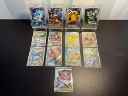 Pokemon TCG S-Chinese Gem Pack All Full Art Set-Captain Pikachu/Sprigatito/Quaxl - Image 1