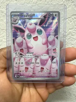WIGGLYTUFF ILLUSTRATION RARE 2025 POKEMON PHANTASMAL FLAMES 105/094 - Image 1