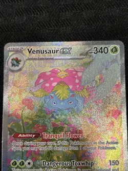 Venasaur ex 198/165 - S&V 151 - Special Illustration Rare - Pokemon TCG Card LP - Image 3
