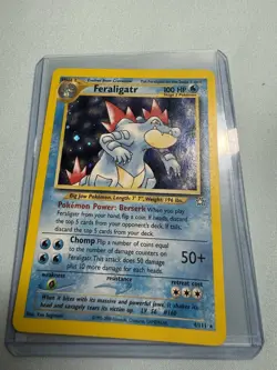 Pokemon Feraligatr Neo Genesis 4/111 Holo Rare Unlimited 100 English ⭐ - Image 1