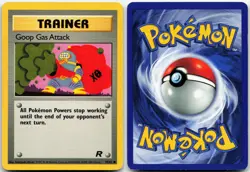GOOP GAS ATTACK 78/82 COMMON TEAM ROCKET POKEMON UNLIMITED MP - Image 3