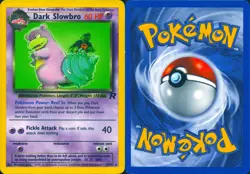 DARK SLOWBRO 29/82 RARE TEAM ROCKET POKEMON UNLIMITED MP - Image 3