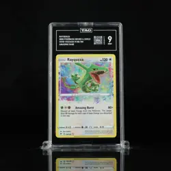 Pokemon Rayquaza 138/185 Vivid Voltage Amazing Rare TAG 9 - Image 1