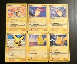 Pokemon TCG Vintage Lotof 6 Plusle Hidden Legends Pikachu Emerald Sandstorm LPMP - Image 1