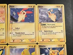 Pokemon TCG Vintage Lotof 6 Plusle Hidden Legends Pikachu Emerald Sandstorm LPMP - Image 3