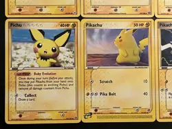 Pokemon TCG Vintage Lotof 6 Plusle Hidden Legends Pikachu Emerald Sandstorm LPMP - Image 4