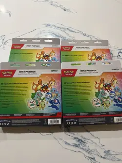 Pokemon TCG: First Partner Illustration Collection Series 1 Sealed Box 4x - Image 4