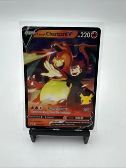 The Pokemon Company Lance's Charizard V SWSH133 Promo Holo Surface Issue - Image 1