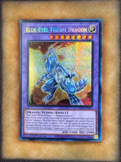 Yugioh Blue-Eyes Tyrant Dragon MP23-EN019 Secret Rare 1st Ed NM - Image 1