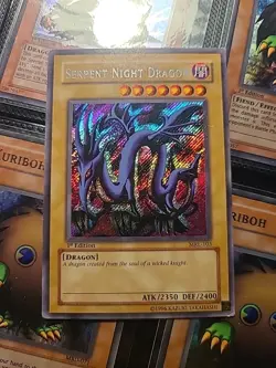 Yugioh Serpent Night Dragon MRL-103 Secret Rare 1st Edition - Image 1