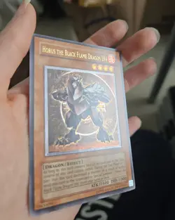 Horus The Black Flame Dragon LV4 Ultimate Rare Unlimited Light Play SOD-EN006 - Image 3