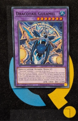 JUSH-EN007 Dracotail Gulamel Super Rare 1st Edition YuGiOh - Image 1