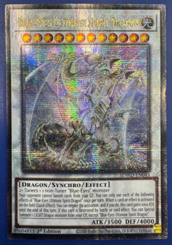 Yu-Gi-Oh! TCG Blue Eyes Ultimate Spirit Dragon Quarter Century - Secret Rare - Image 3