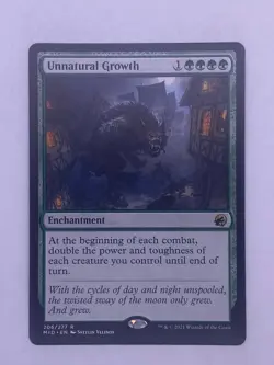 MTG Unnatural Growth Unnatural Growth Rare Regular - Image 1