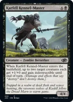 Karfell Kennel-Master - Light Play MTG Jumpstart 2022 - Image 1