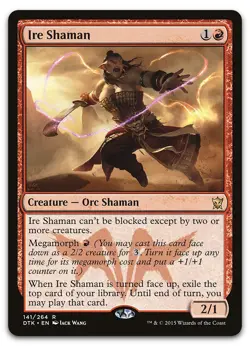 Ire Shaman #141 (LP) Dragons of Tarkir DTK Magic MTG - Image 1