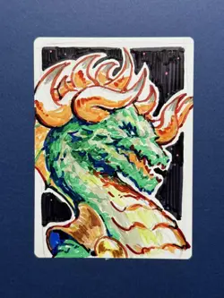 MTG Magic The Gathering Artist Proof AP WISNU TAN Korvold, Fae-Cursed King JP - Image 1