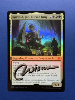 MTG Magic The Gathering Artist Proof AP WISNU TAN Korvold, Fae-Cursed King JP - Image 4