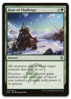 Roar of Challenge #145 (LP) Khans of Tarkir KTK Magic MTG - Image 1