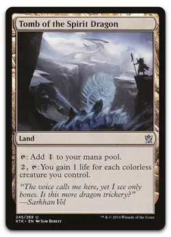 Tomb of the Spirit Dragon #245 (NM) Khans of Tarkir KTK Magic MTG - Image 1