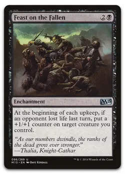 Feast on the Fallen #96 (LP) Magic 2015 M15 Magic MTG - Image 1