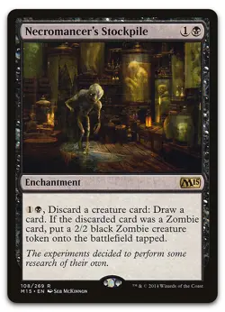 Necromancer's Stockpile #108 (LP) Magic 2015 M15 Magic MTG - Image 1