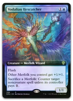 Vodalian Hexcatcher (Extended Art) #398 (Foil) NM Dominaria United DMU Magic MTG - Image 1
