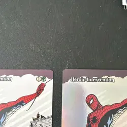 MTG, Heroic Intervention #034 Marvel's Spider-Man Eternal, Reg & Foil, NM Mythic - Image 3