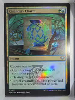Quandrix Charm (FOIL) - U217 - MTG - Secrets of Strixhaven (SOS) - Image 1