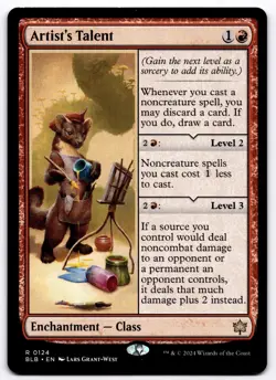 Artist's Talent R Bloomburrow 124 NM - Image 1