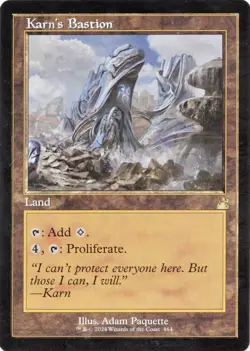 Near Mint x 1 Karn's Bastion - Retro Frame Ravnica Remastered Variants - Image 1