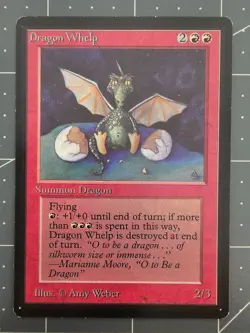 MTG ⭐ Beta Edition ⭐ Dragon Whelp ⭐ Vintage Legacy ⭐ NM - Image 1
