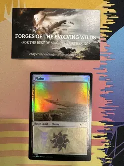Plains 1350 Foil - Secret Lair - SLD - Angels Commander Deck: Just like Us - Image 1