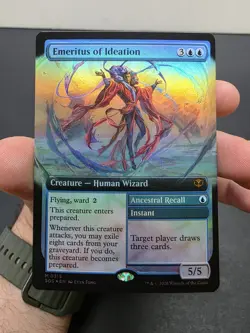 Emeritus of Ideation - Foil Extended Art - NM MTG Mythic - Image 1