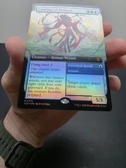 Emeritus of Ideation - Foil Extended Art - NM MTG Mythic - Image 2