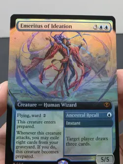 Emeritus of Ideation - Foil Extended Art - NM MTG Mythic - Image 3