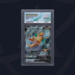 2021 Pokemon SWSH Evolving Skies 192/203 Dragonite V ACE 10 (all 10s) - Image 1