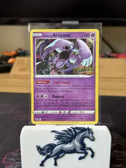 Galarian Articuno SWSH123 Pokemon Evolving Skies Stamped Black Star Promo Holo - Image 1