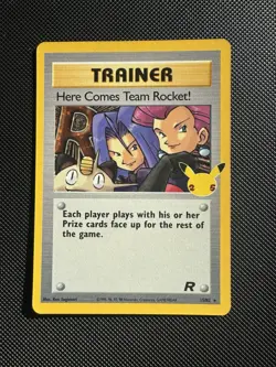Here Comes Team Rocket! 15/82 Holo Celebrations: Classic Collection Pokemon - Image 1