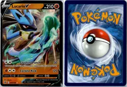 Pokemon Card - Lucario V Astral Radiance 078/189 V Rare Holo Near Mint - Image 3