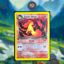 Carte Pokemon Francaise - Galopa Obscur Edition 1 44/82 - Wizard Team Rocket - Image 1