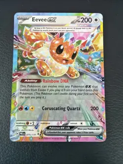 Eevee ex - 075/131 - Pokemon Prismatic Evolutions Double Rare NM - Image 1
