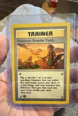 Pokemon Breeder Fields 62/64 Neo Revelation Regular 1st Edition - Image 1