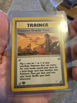 Pokemon Breeder Fields 62/64 Neo Revelation Regular 1st Edition - Image 3