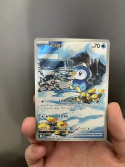 Pokemon Phantasmal Flames Piplup Illustration Rare IR 098/094 - Image 1