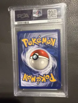 1999 POKEMON FOSSIL 1ST EDITION #5 GENGAR HOLO PSA 7 - Image 2