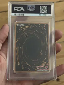 Yugioh PSA 9 2002 Dark Magician 1st Edition LDB-P005 Portuguese (LOB-005) Ultra - Image 2
