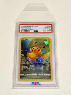 Pokemon Crown Zenith - Pikachu Galarian Gallery Full Art Foil #GG30/GG70 PSA 10 - Image 3